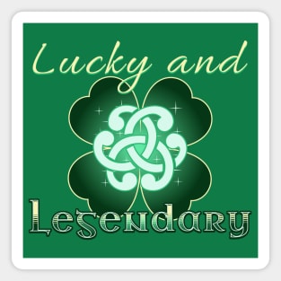 Lucky and Legendary Clover Magnet